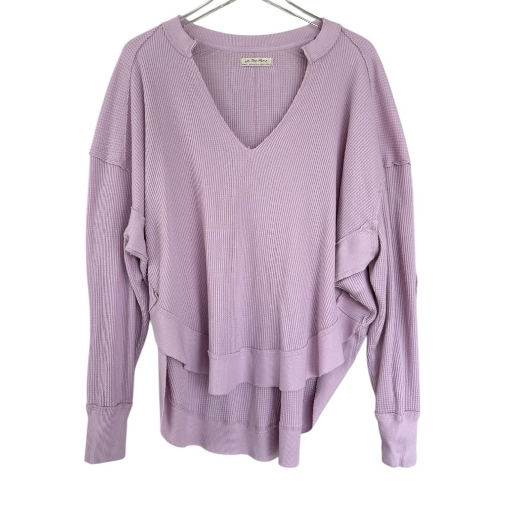 We The Free Thermal Oversized Top Lavender Size XS